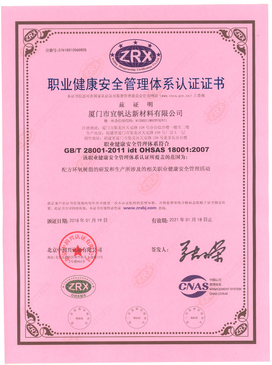 職業(yè)健康體系